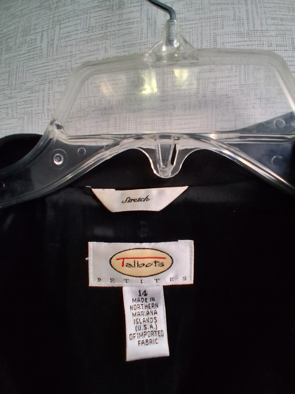 Talbots Black Women's Tailored Blazer - Picture 2 of 3